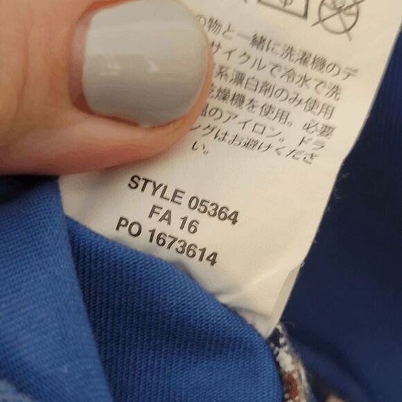 J. Crew Blue Field Woman's Jacket - Picture 3 of 4